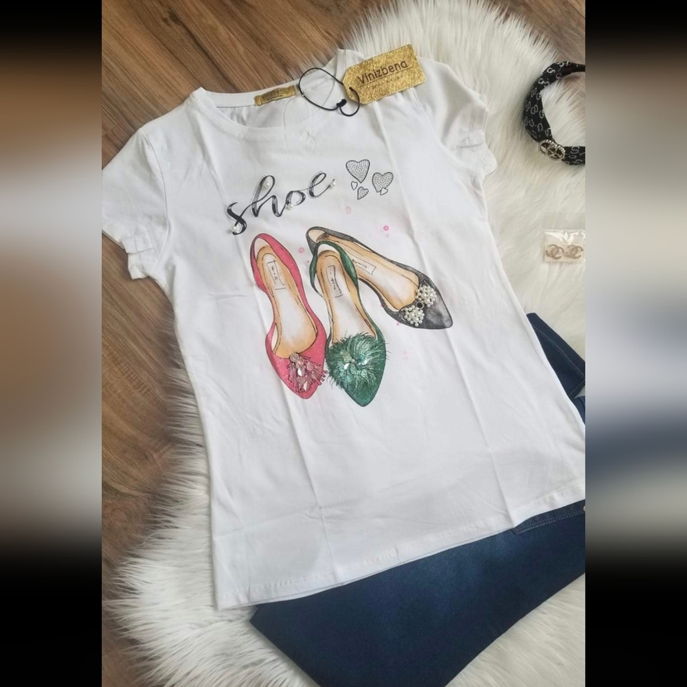 Women's Multicolor Graphic Tee